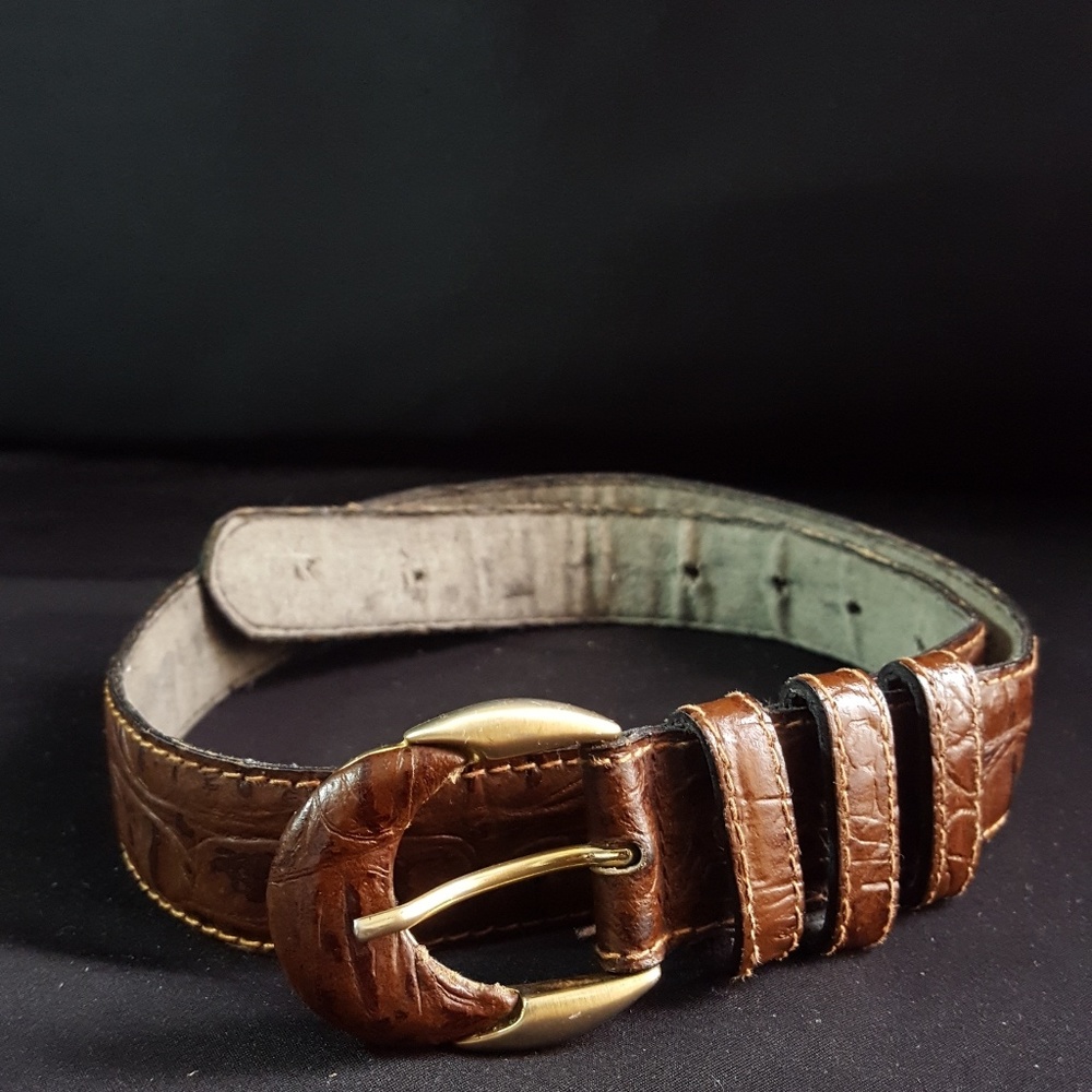 Vintage Axcess Excotic Skin  Leather Belt